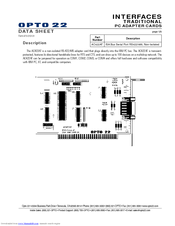 OPTO 22 AC422AT Datasheet