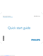 Philips 4000 LCD series Quick Start Manual