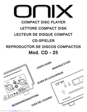 Onix CD - 25 User Manual
