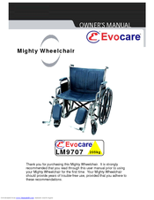 Evocare LM9707 Owner's Manual