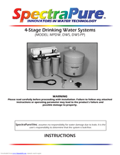 SpectraPure DWS-PP Instructions Manual