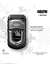 Kyocera DuraPro E4277 U.S. Cellular Quick Start Manual