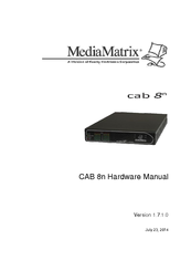 MediaMatrix CAB 8n Hardware Manual