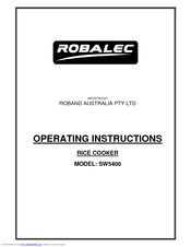 Robalec SW5400 Operating Instructions Manual