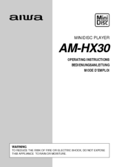 Aiwa AM-HX30 Operating Instructions Manual