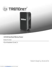 Trendnet TEW-811DRU Quick Installation Manual