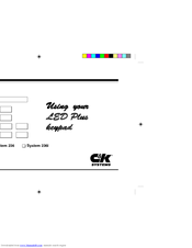C&K Systems System 236i User Manual