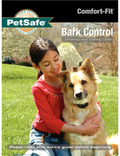 Petsafe Comfort-Fit bark control Operating And Training Manual