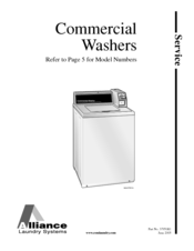 Alliance Laundry Systems EA2211LA3066 Service Manual