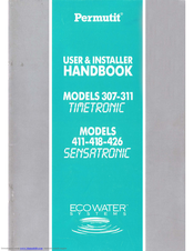 Permutit 411-418-426 Sensatronic User Manual