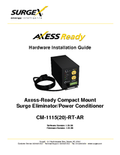 Axess Ready CM-111520-RT-AR Hardware Installation Manual