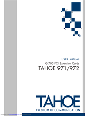 TAHOE 971 User Manual