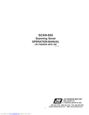 JW FISHERS SCAN-650 Operation Manual