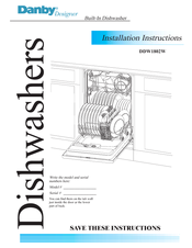Danby Designer DDW1802W Installation Instructions Manual