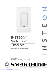 Smarthome INSTEON SwitchLinc Timer V2 User Manual