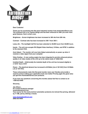 Automationdirect.com FPM-180-TS User Manual
