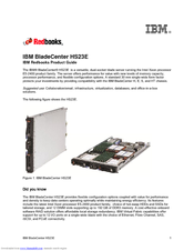 IBM BladeCenter HS23E Manual