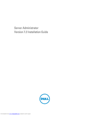 Dell Server Administrator 7.2 Installation Manual