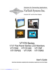 VarTech Systems VT170RX User Manual