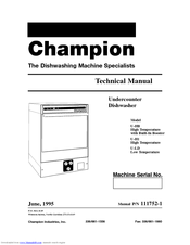 Champion U-H1 Technical Manual