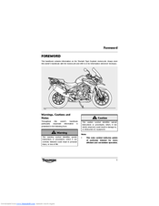 Triumph BDG 125 h motocicleta manual de instrucciones manual de instrucciones de manual manual