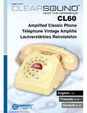 Geemarc CL60 User Manual