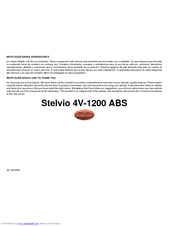 MOTO GUZZI Stelvio 4V-1200 ABS User Manual