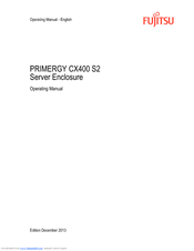 Fujitsu Primergy CX400 S2 Operating Manual