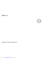 Opel Astra Owner's Manual