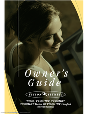 Vision fitness T9200 Manuals | ManualsLib