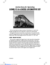 LIONEL 2343 Instructions For Operating Manual