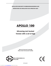 Dru Apollo 100 Instructions For Installation Manual