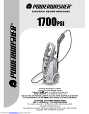Powerwasher H1700 Manuals | ManualsLib