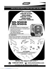 Metra Electronics 99-9501B Installation Instructions Manual