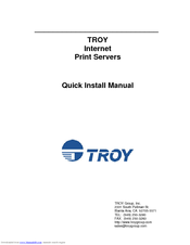TROY Group PPS-8S Quick Install Manual