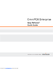 Alcatel Easy Reflexes OmniPCX 4400 User Manual
