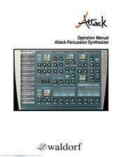 Waldorf Attack Operation Manual