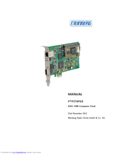 Meinberg PTP270PEX Manual