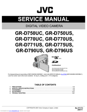 JVC GR-D771US Service Manual