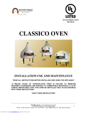 Acunto Mario Classico 5 Installation, Use And Maintenance Manual