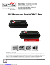 Avenview HDM3D-C53X-SET Manual