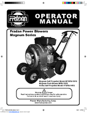Fradan MPB-16VG Operator's Manual