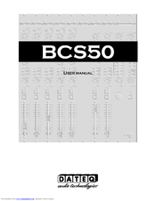 Dateq BCS50 User Manual