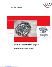 Audi 4.2-liter V8 FSI Service Training