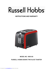 RUSSELL HOBBS 19610-56 Instructions And Warranty