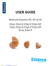 ReSound Essence ES10 User Manual