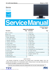 Sharp LL-153A Service Manual
