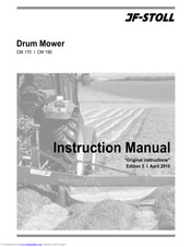 JF-Stoll CM 190 Instruction Manual