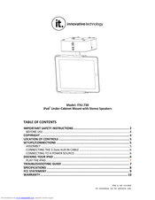 Innovative Technology ITIU+730 Instructions Manual