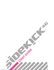 Samsung T-Mobile Sidekick 4G Start Manual
